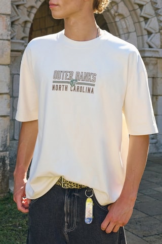 T-shirt boxy - Ecru