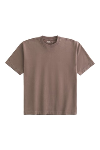 T-shirt boxy - Marron