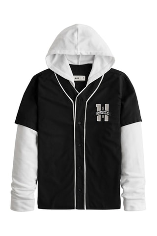 Sweat à capuche - Noir et blanc