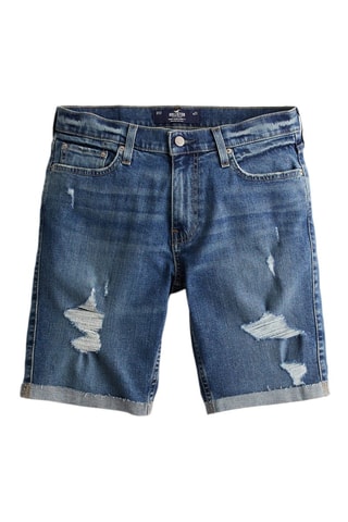Short skinny en jean - Bleu marine