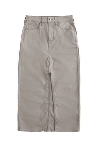 Jupe midi - Marron clair