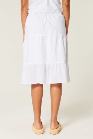 Jupe midi - Blanc