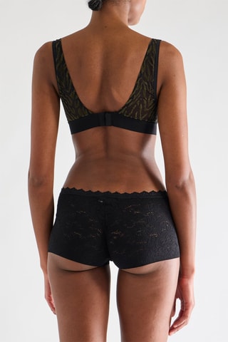 Shorty en dentelle Stili - Noir