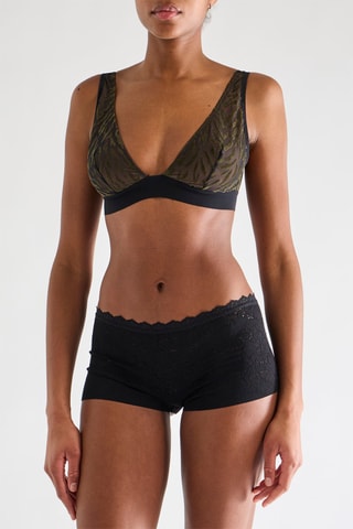 Shorty en dentelle Stili - Noir