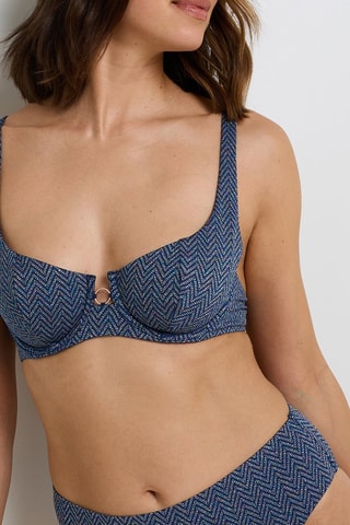 Haut de maillot Ninon - Bleu