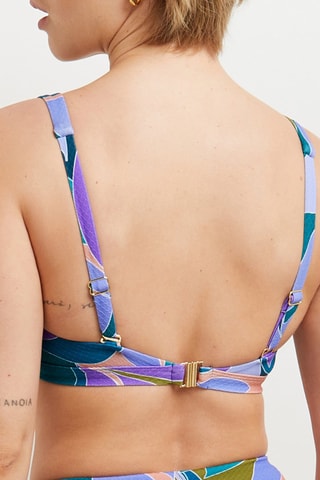 Haut de maillot coques Monica - Violet