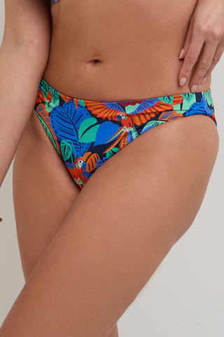 Bas de maillot Noa - Bleu et orange