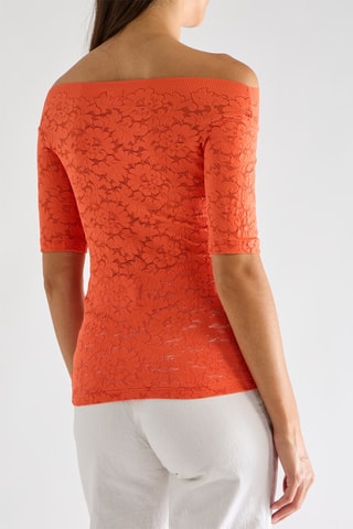 Top en dentelle Talita - Orange