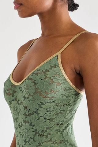 Body en dentelle Javotte - Amande