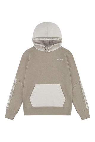 Felpa con cappuccio in cotone bio - Beige