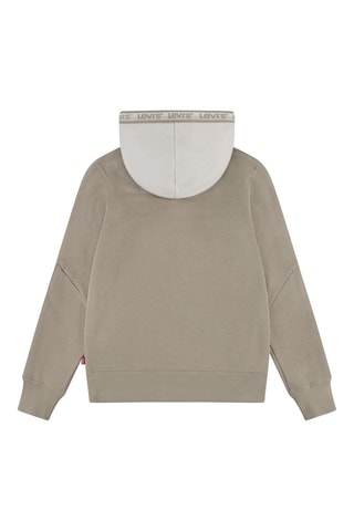 Felpa con cappuccio in cotone bio - Beige