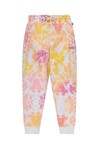 Pantaloni sportivi tie and dye - Giallo