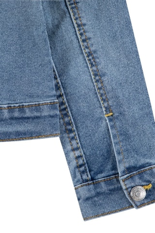 Giacca in jeans - Rosso e blu