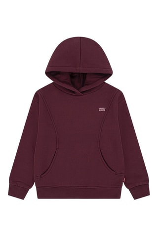 Felpa con cappuccio - Rosso