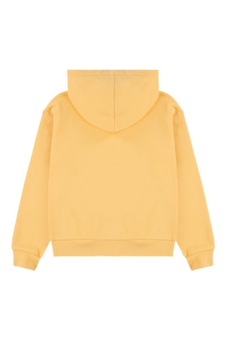 Felpa con cappuccio - Giallo e rosa