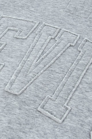 Felpa con cappuccio - Bianco e grigio