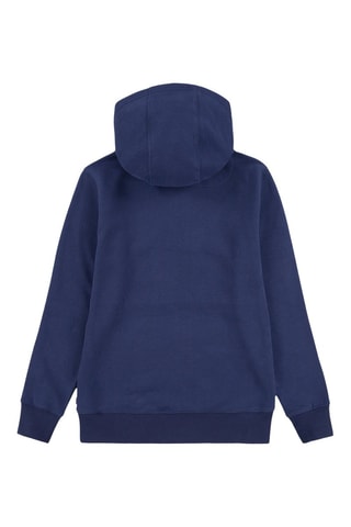 Felpa con cappuccio - Bianco e blu