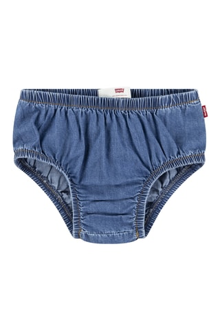 Abito e bloomer in jeans - Blu
