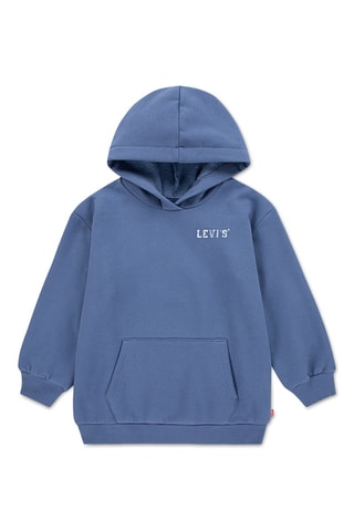 Felpa con cappuccio Collegiate - Blu