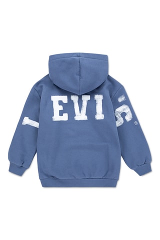 Felpa con cappuccio Collegiate - Blu
