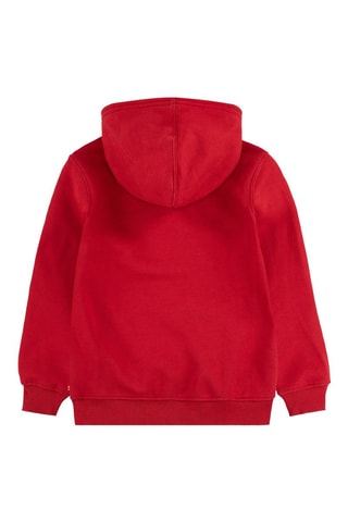 Felpa con cappuccio - Rosso - Bianco e rosso