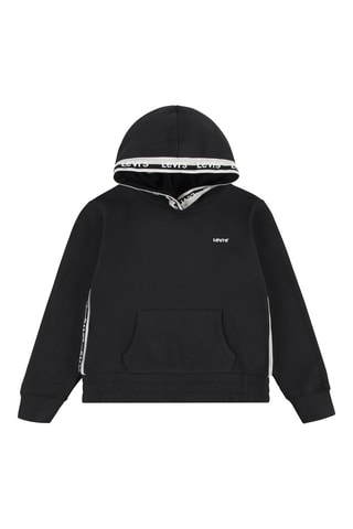 Felpa con cappuccio - Nero