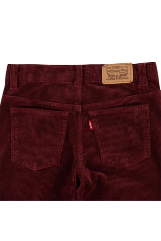 Pantaloni in velluto a costine - Rosso
