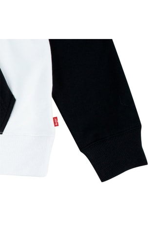 Felpa con cappuccio - Bianco, nero, rosso e grigio