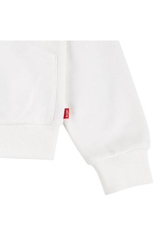 Felpa con cappuccio - Bianco e blu