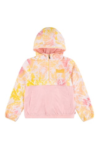 Giacca a vento tie and dye - Rosa