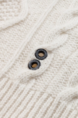 Pull sans manches en laine et cachemire - Blanc