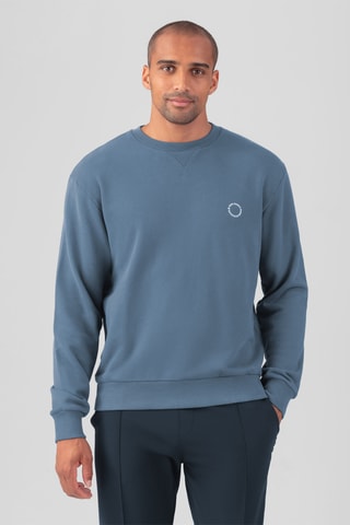 Sweat en coton biologique - Bleu
