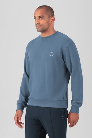 Sweat en coton biologique - Bleu