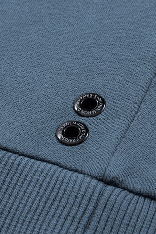 Sweat en coton biologique - Bleu