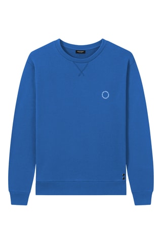 Sweat en coton biologique - Bleu