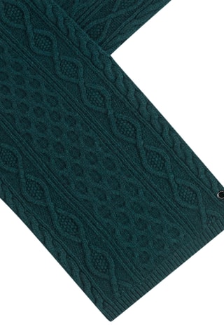Bufanda de lana y cachemir Carry Over - Verde