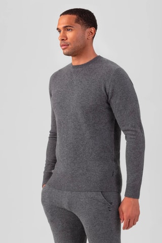 Pull en cachemire Carry Over - Gris foncé