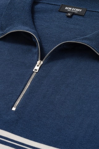 Polo de seda SS24 - Azul