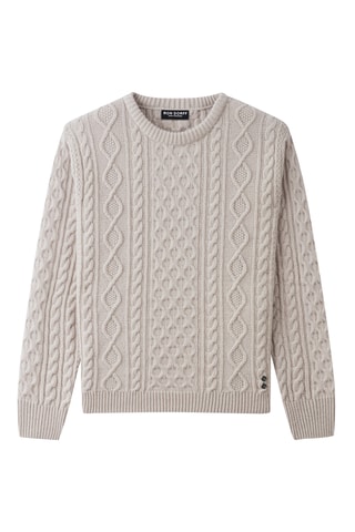 Pull en laine et cachemire - Beige
