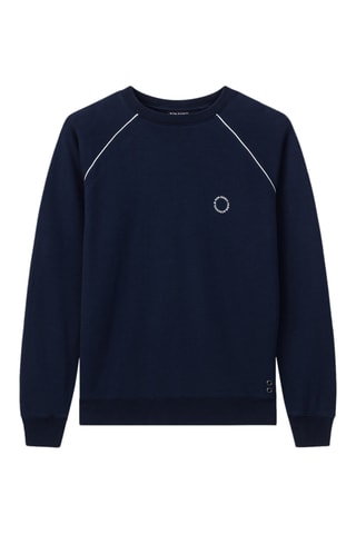 Sweat en coton biologique - Bleu marine