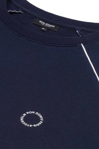 Sweat en coton biologique - Bleu marine
