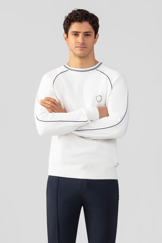 Sweat en coton biologique - Blanc