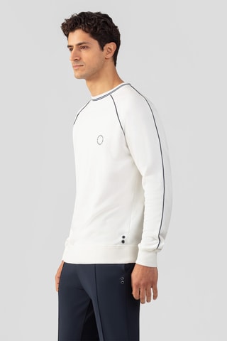 Sweat en coton biologique - Blanc
