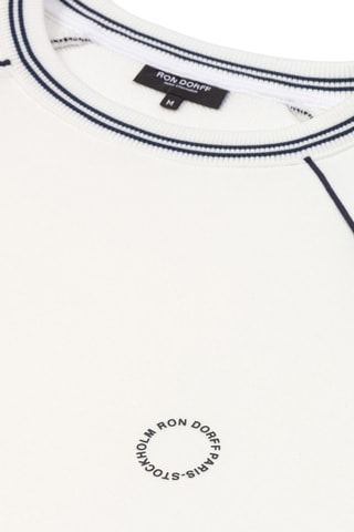 Sweat en coton biologique - Blanc