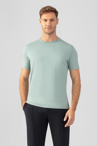 Camiseta Collab - Verde agua