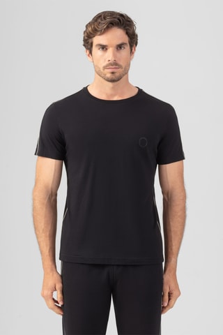 Camiseta de algodón orgánico AW24 - Negro