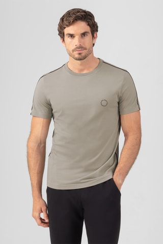 Camiseta de algodón orgánico AW24 - Beige