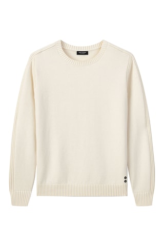 Pull en laine Carry Over - Blanc