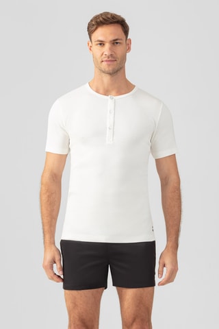 Camiseta de algodón orgánico Collab - Blanco