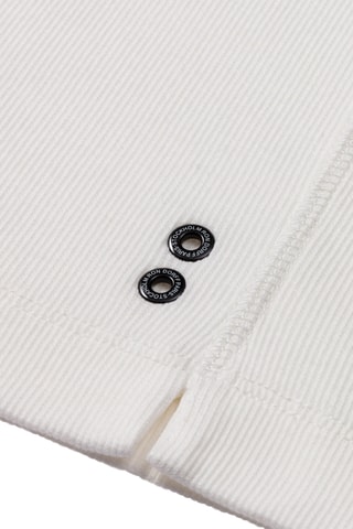 Camiseta de algodón orgánico Collab - Blanco